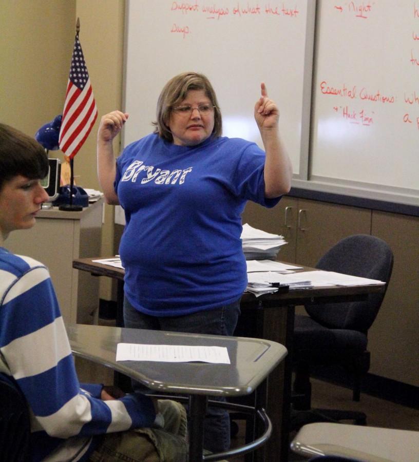 10th grade English teacher, Mrs. Curry. | ashley collins photo