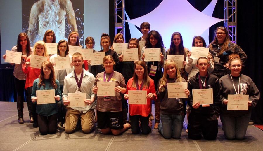At the national convention, 21 students placed in write-off competitions. The categories include writing, design and photography. | photo courtesy of Bradley Wilson