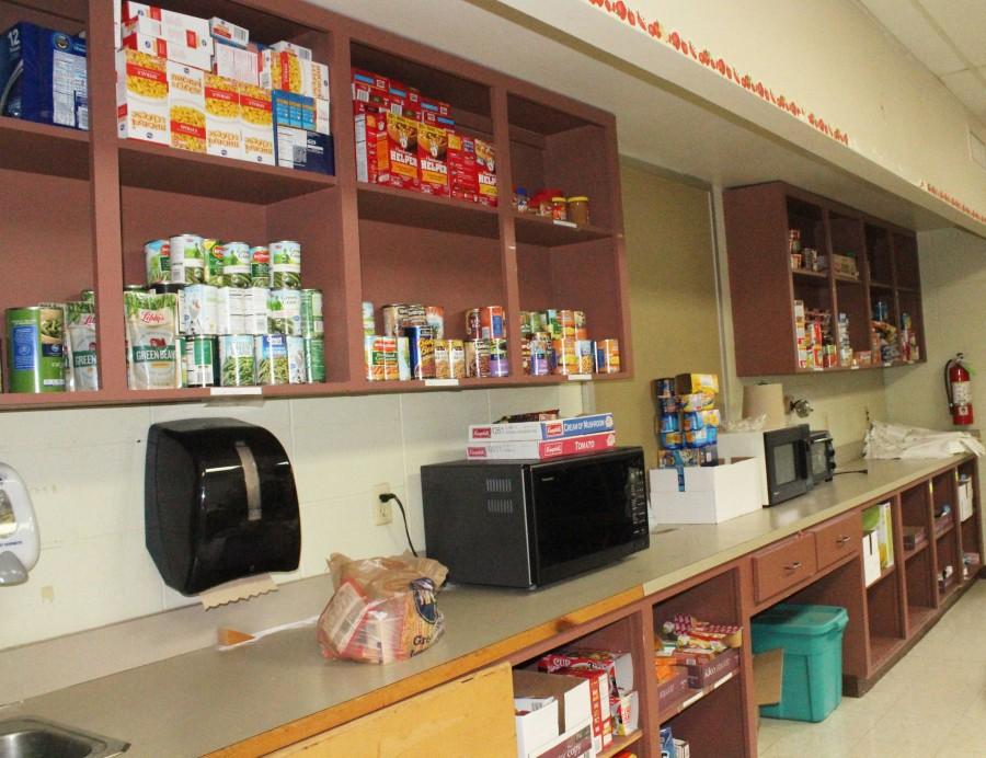 Special Education teacher, Kathryn Fletcher,  runs the district food pantry