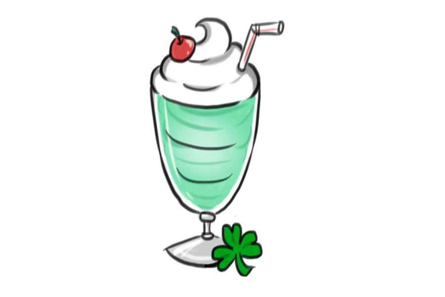 shamrock shake st patricks day river