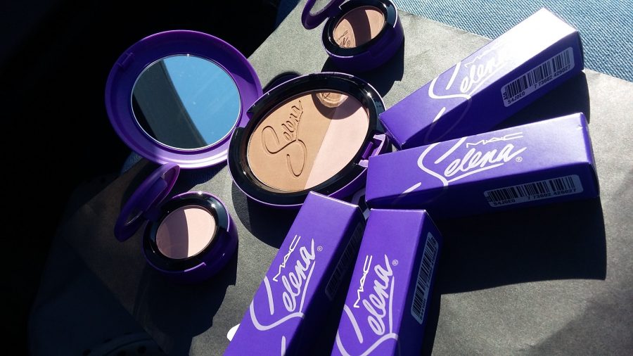 Powder Blush Duo, lipstick and eyeshadow from the Selena MAC Line.
