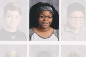 Author Chelsea Nwankwo in the yearbook portrait from her 7th grade year.