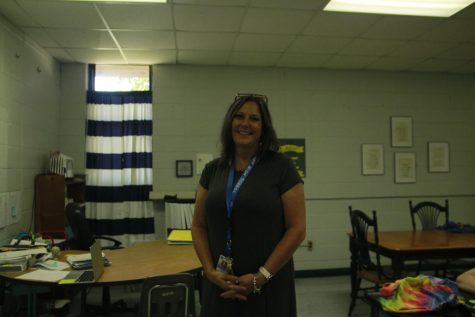 Special Education teacher Susanna Crow educates in her classroom at Bryant High School on Wednesday, September 21.