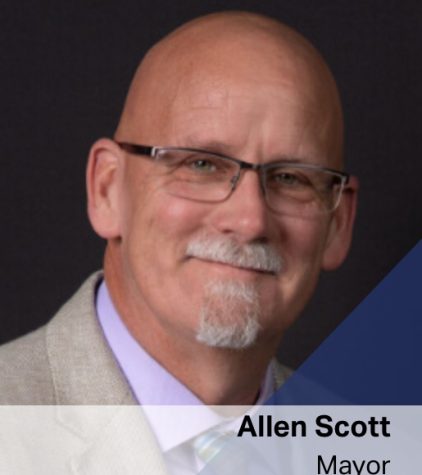 Official headshot of Mayor Allen Scott, provided by cityofbryant.com