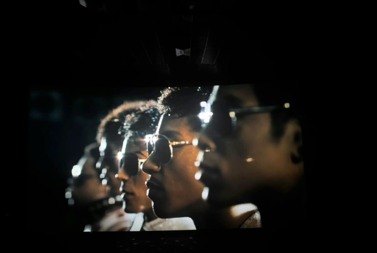 Michael and his brothers performing their last concert together the “Victory Tour”
