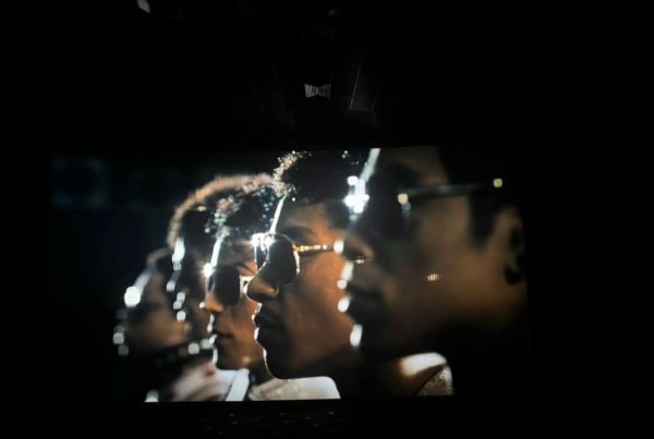 Michael and his brothers performing their last concert together the “Victory Tour”